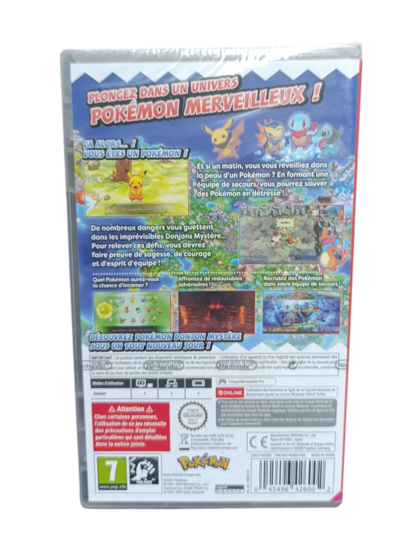 Pokémon Donjon Mystère : Équipe de Secours DX – Nintendo Switch (neuf sous blister) - Masaru