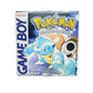 jeu Pokémon bleu en bon état avec notice en français version authentique