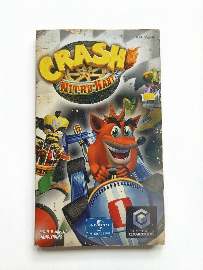 Notice Crash Nitro Kart GameCube