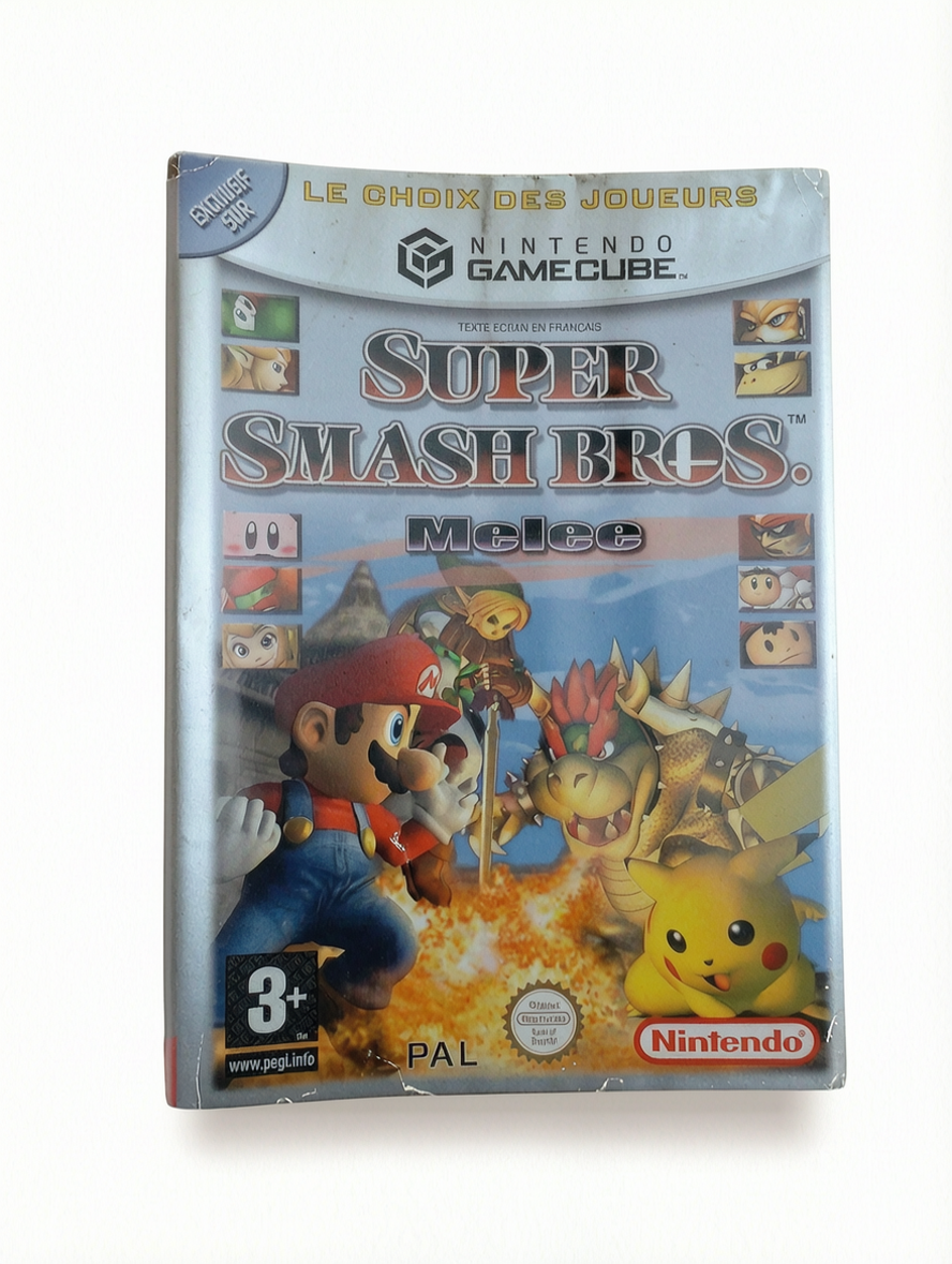 Jaquette Smash Bros mélée Version Le Choix Des joueurs GameCube