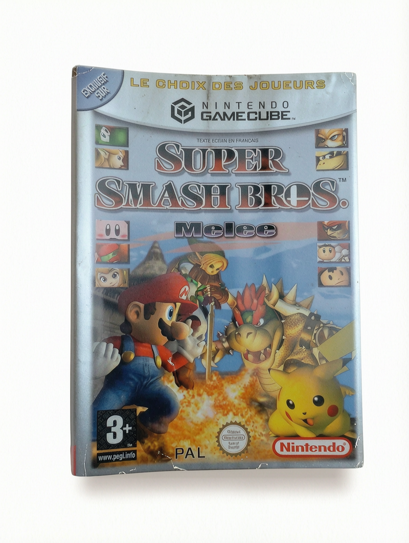 Jaquette Smash Bros mélée Version Le Choix Des joueurs GameCube