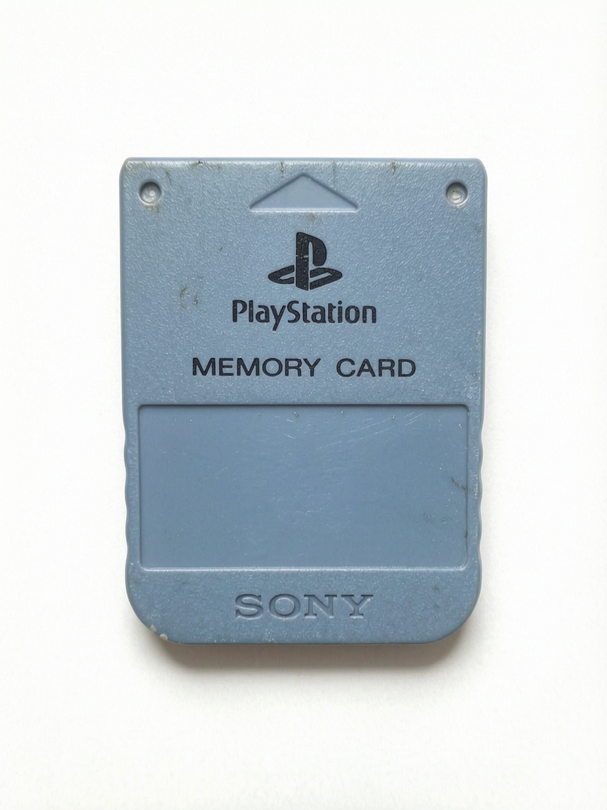Carte mémoire Grise Playstation 1 (PS1)
