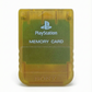 Carte mémoire Jaune Playstation 1 (PS1)