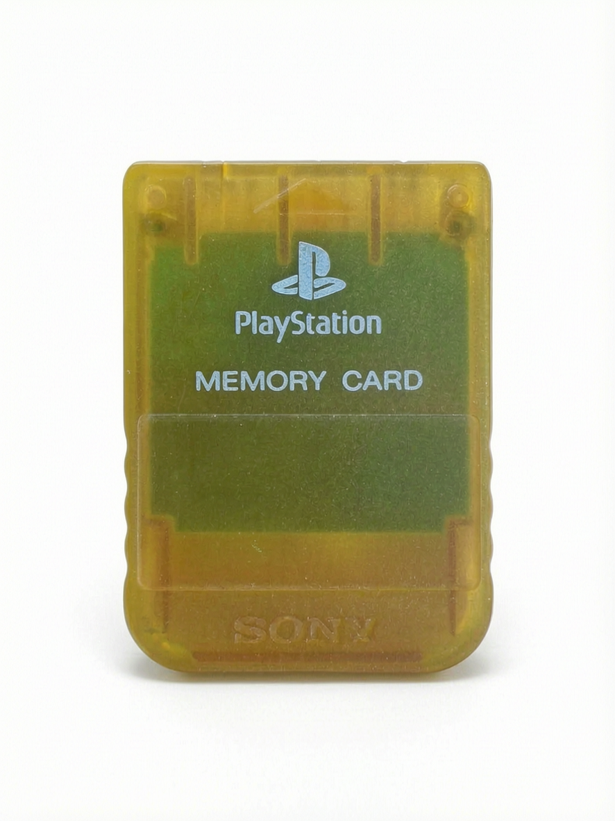 Carte mémoire Jaune Playstation 1 (PS1)