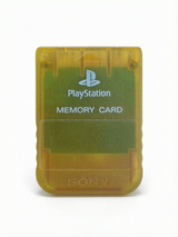 Carte mémoire Jaune Playstation 1 (PS1)
