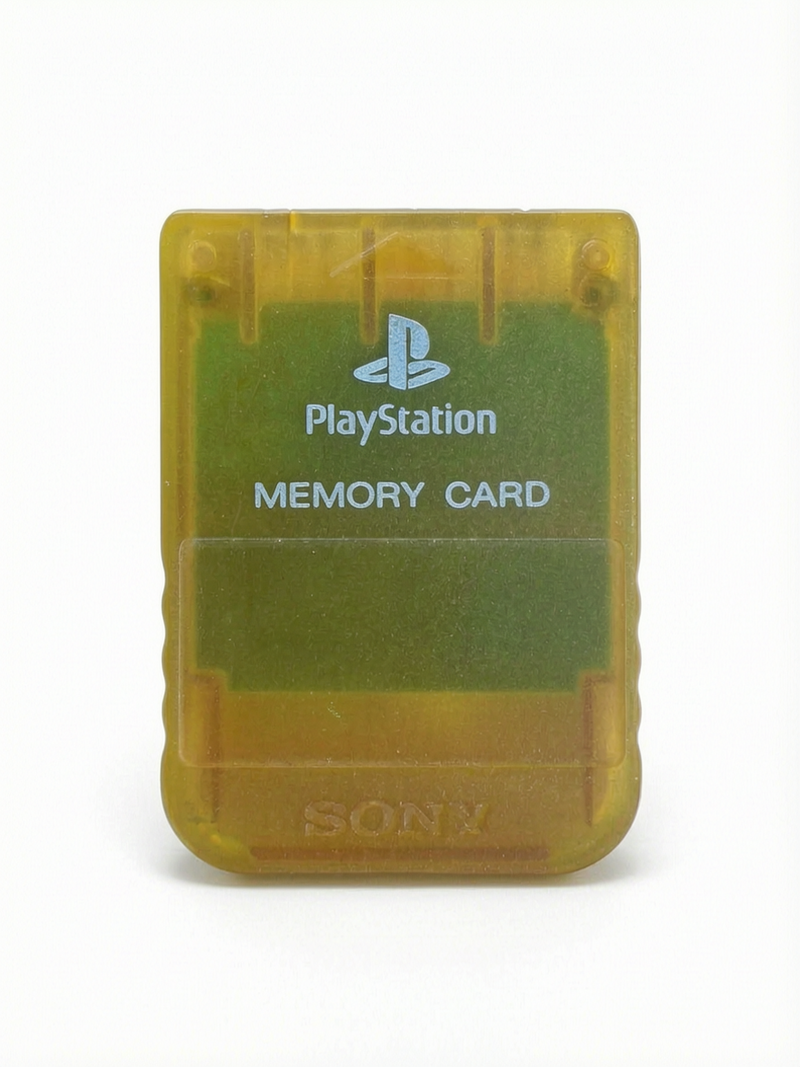 Carte mémoire Jaune Playstation 1 (PS1)