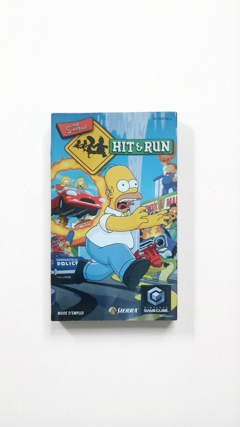 Notice The Simpsons : Hit & Run GameCube