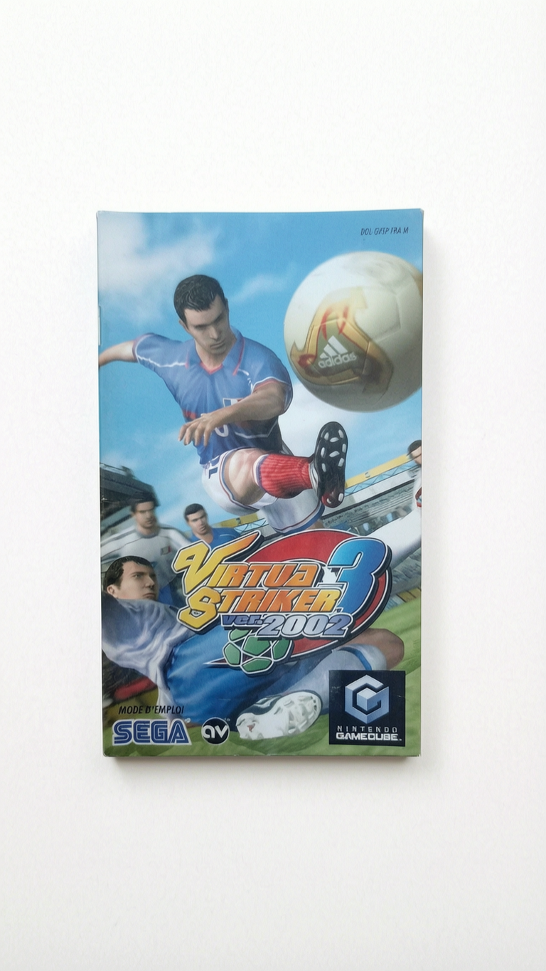 Notice Virtual Striker 3 GameCube