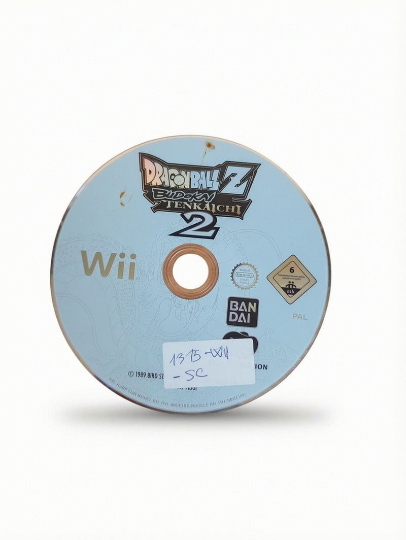 CD Dragon Ball Z Budokai Tenkaichi 2 Wii