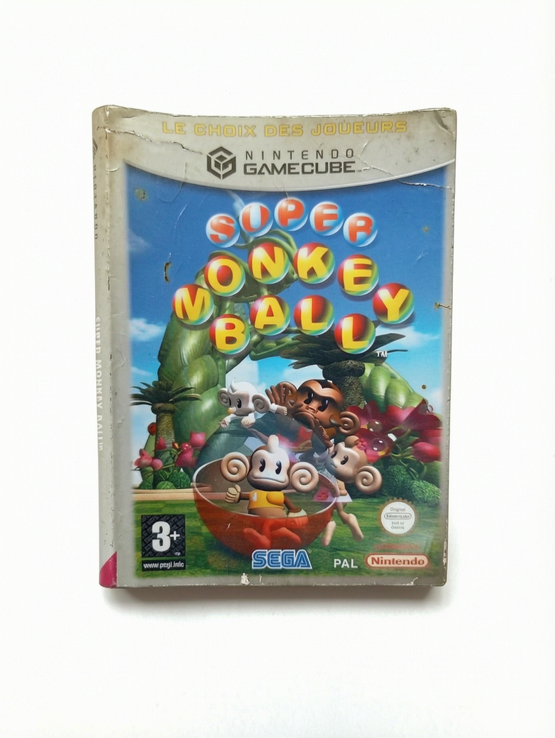 Jaquette Super Monkey Ball 1 "Le choix des joueurs"