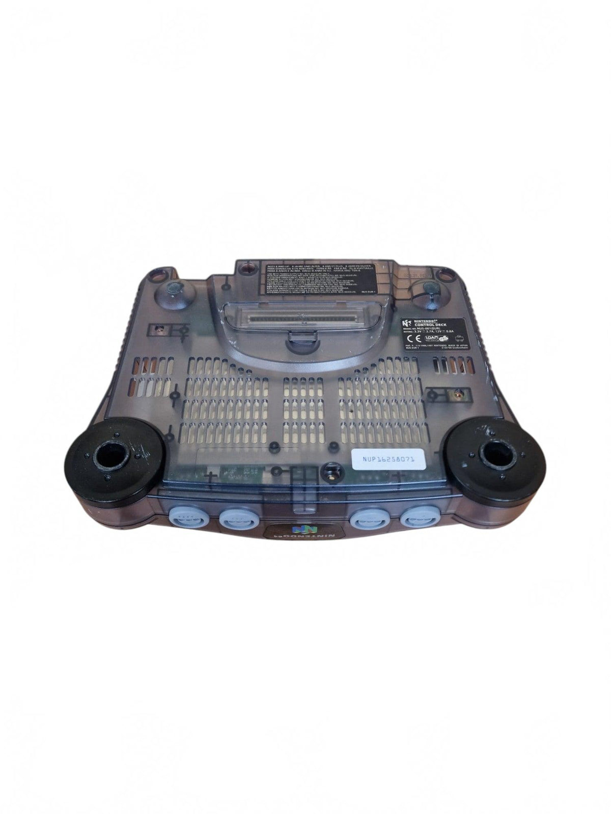 Console Nintendo 64 N64 Noire Transparent