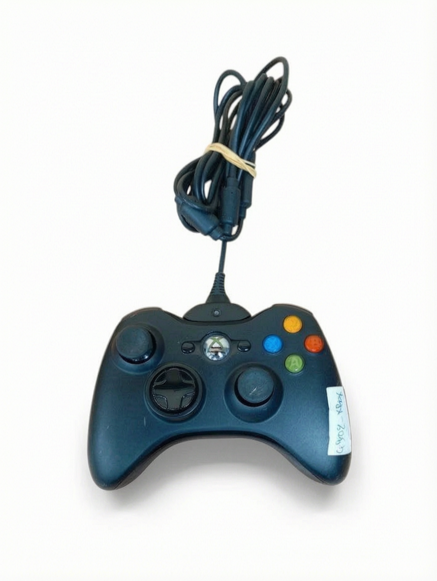 Manette Noire Xbox 360 + fil de connexion
