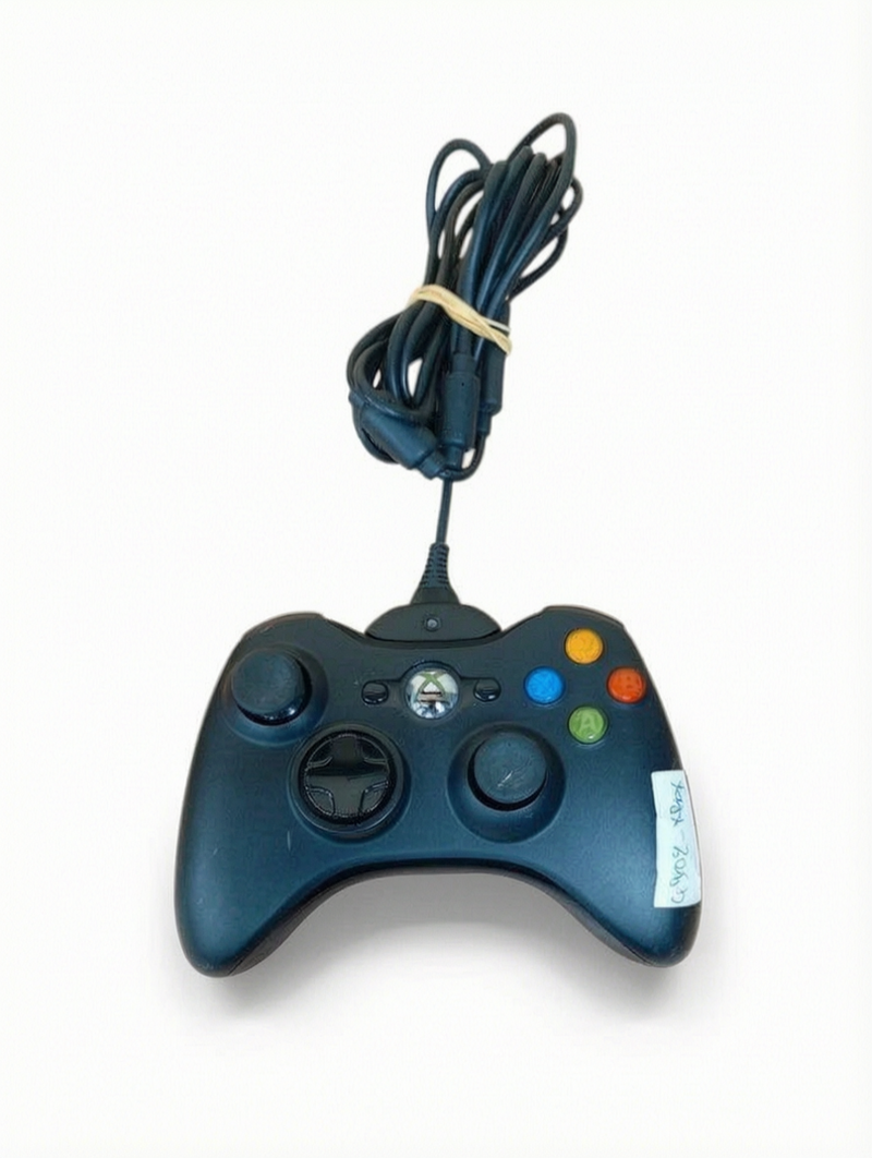 Manette Noire Xbox 360 + fil de connexion