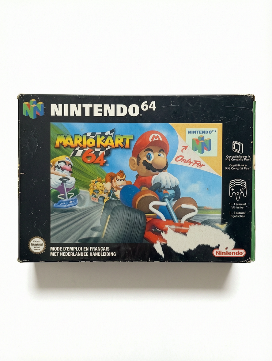 Mario Kart 64 en boîte FRA