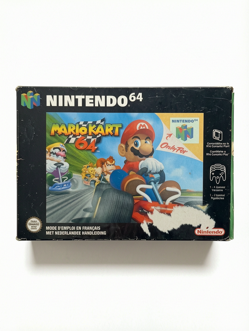 Mario Kart 64 en boîte FRA