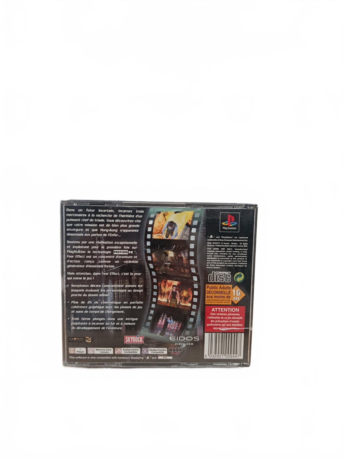 Fear Effect Playstation 1 (PS1)