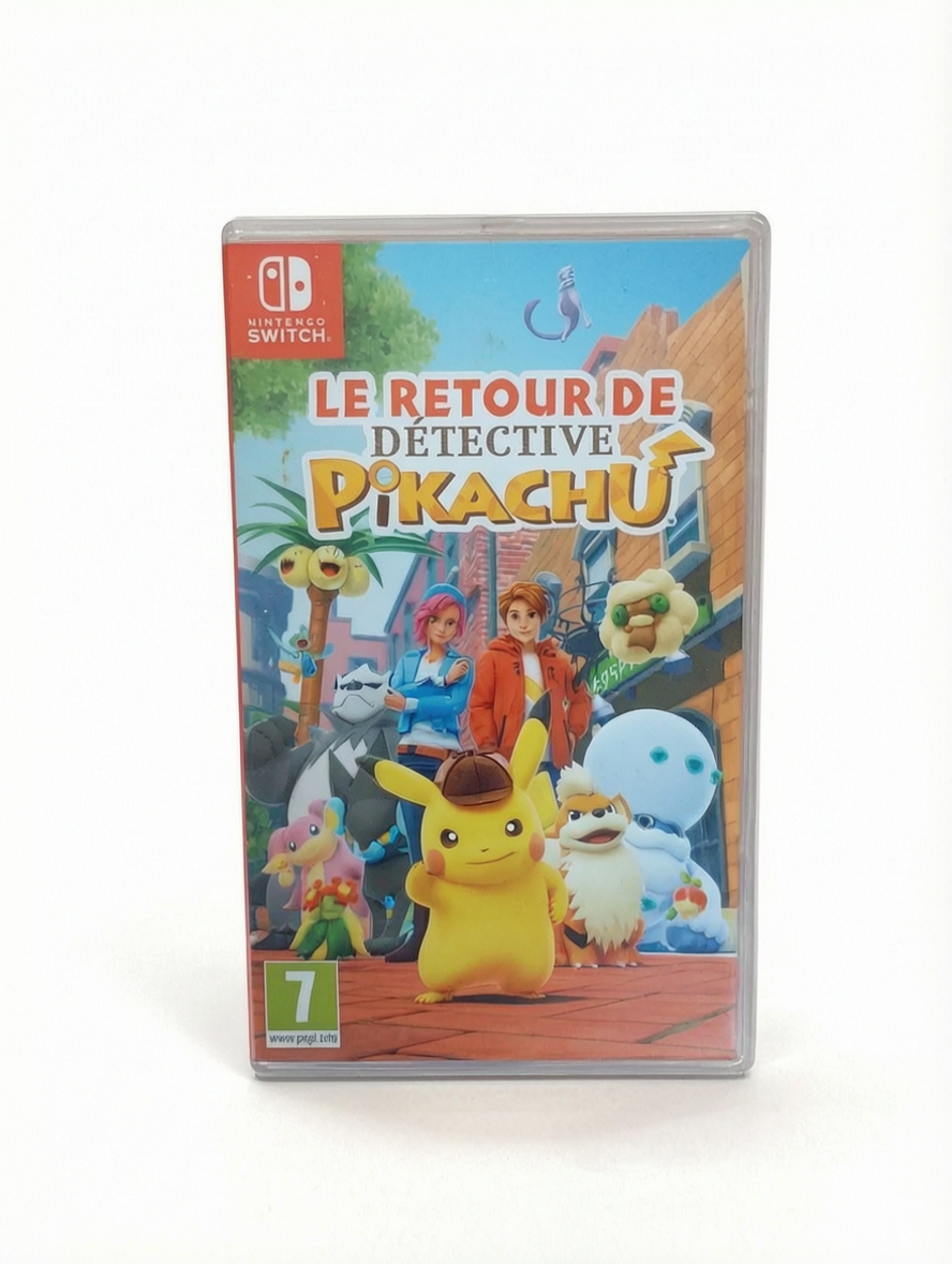 Boîte Le retour de Détective Pikachu Nintendo Switch