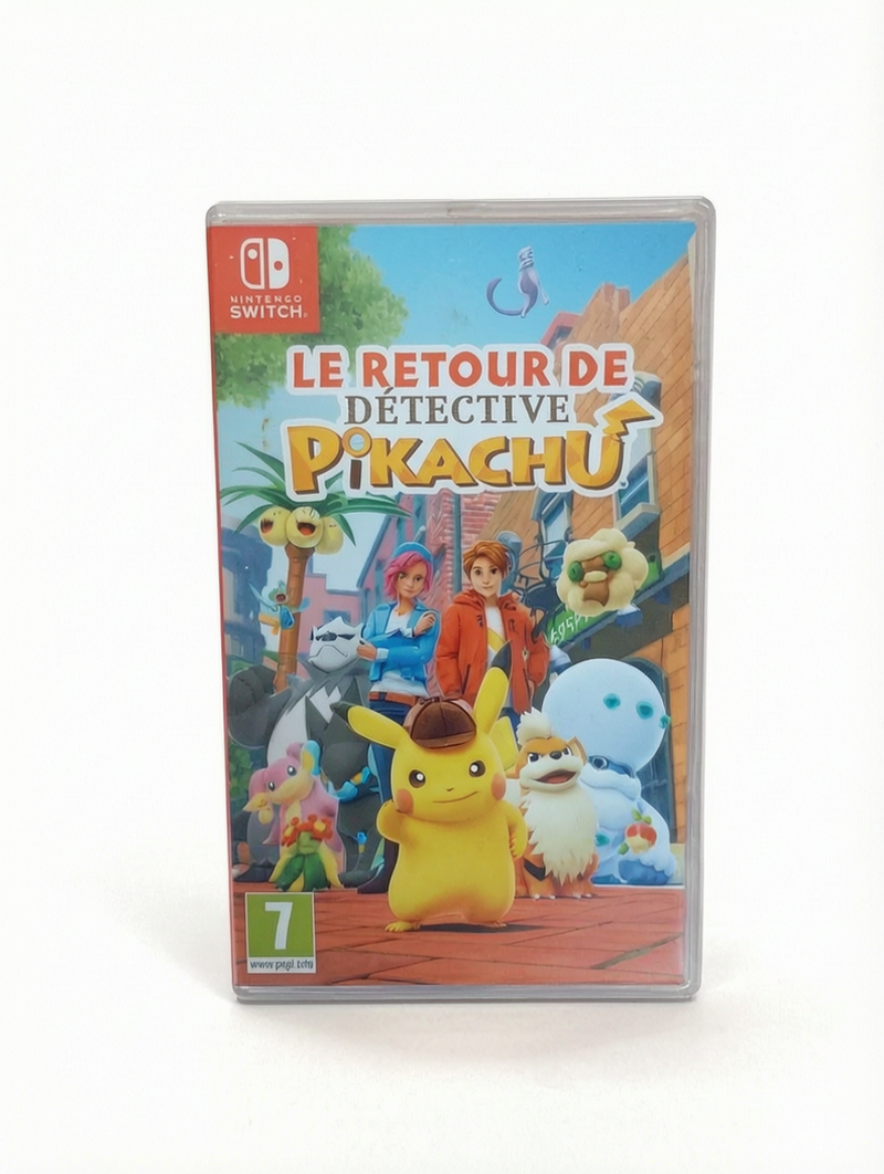 Boîte Le retour de Détective Pikachu Nintendo Switch