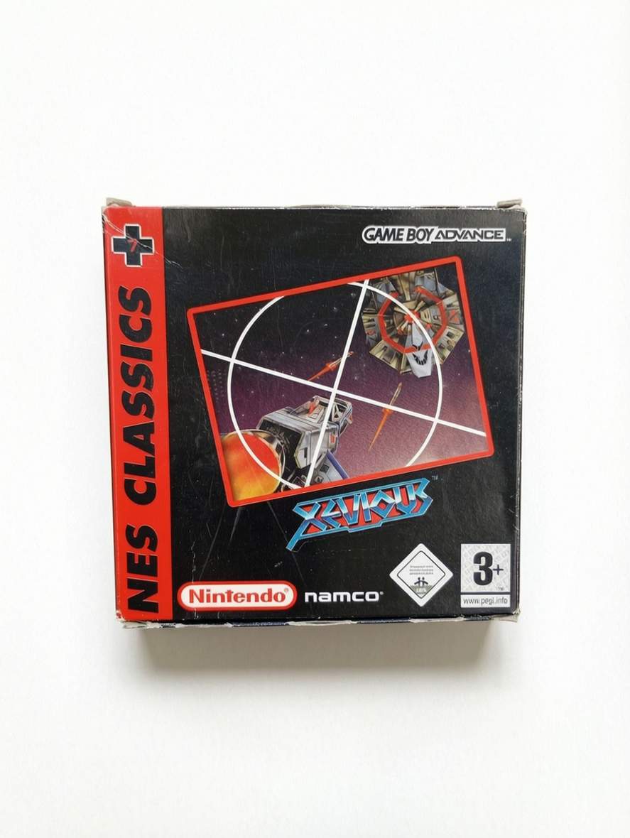 Boite + Notice Xevious en boîte Version Nes Classics Game Boy Advance