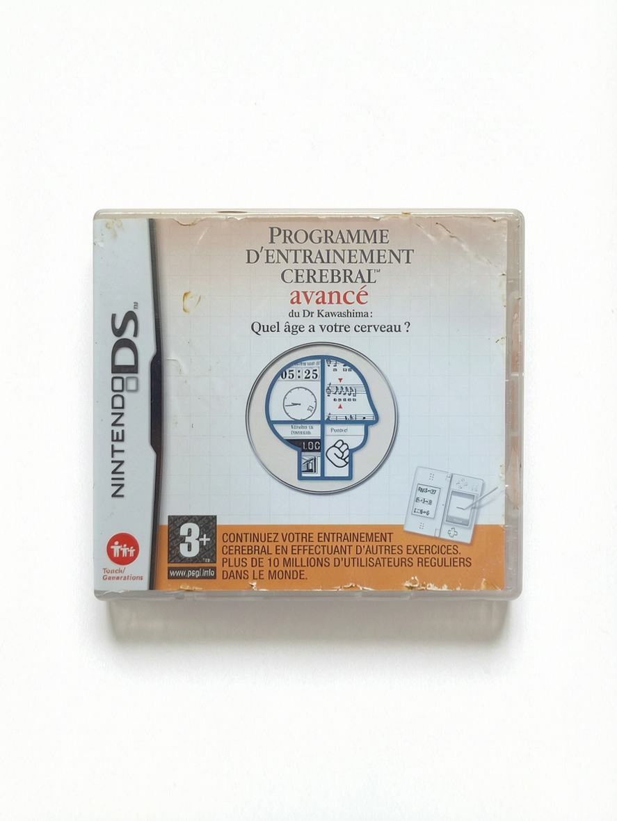 Programme d'Entraînement Cérébral Avancé du Dr Kawashima : Quel Age a votre Cerveau ? Nintendo DS