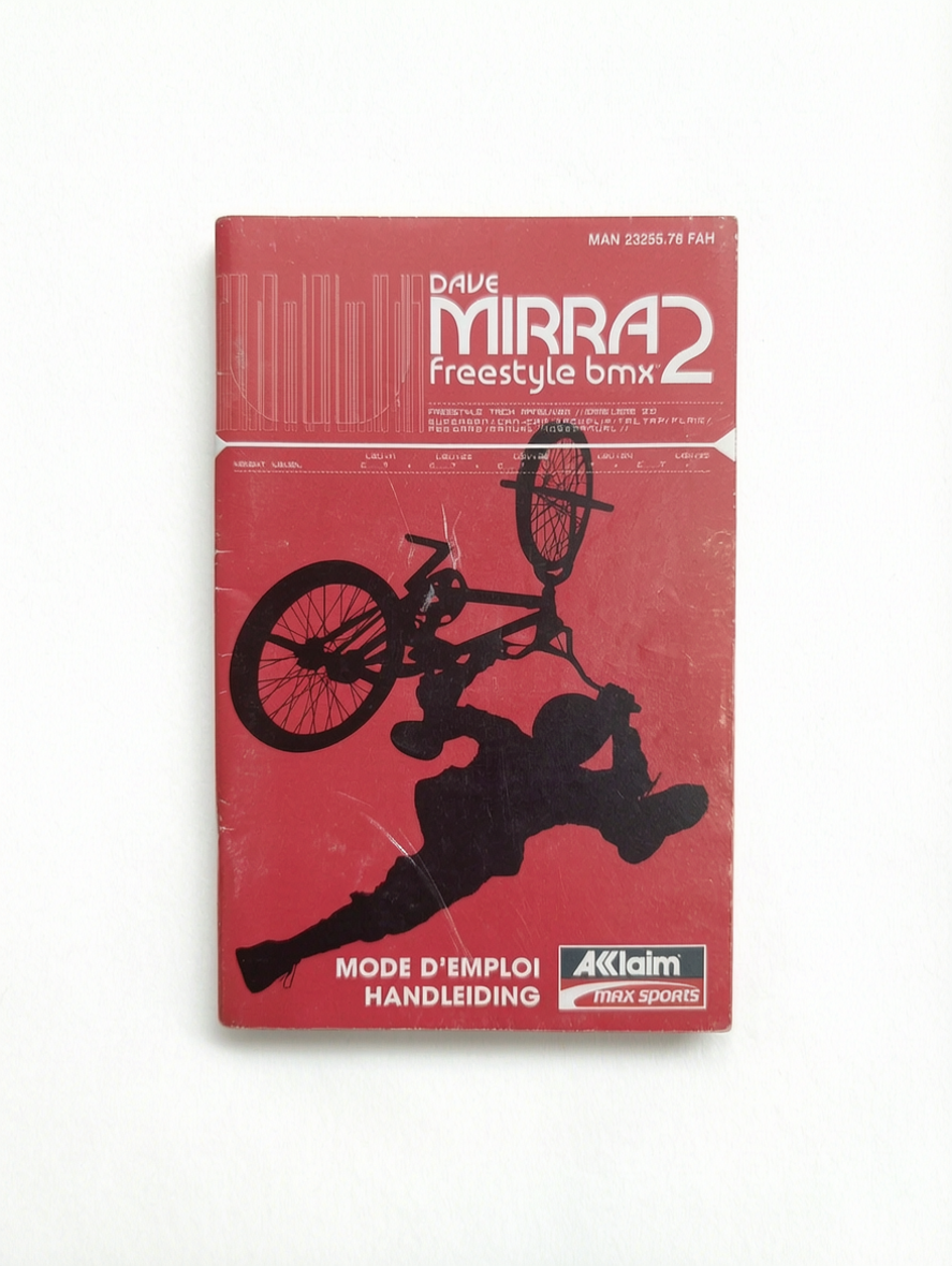 Notice seule Dave Mirra Freestyle BMX 2 Playstation 2 (PS2)