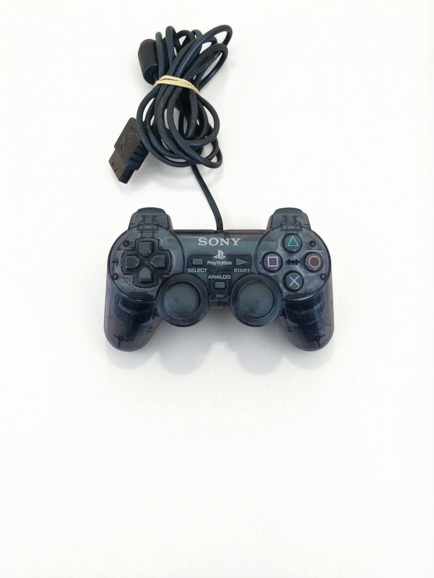 Manette Noire Transparente Playstation 2 (PS2)
