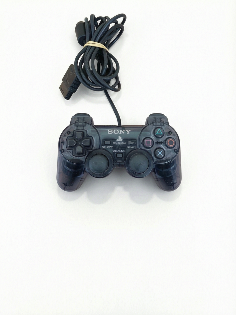 Manette Noire Transparente Playstation 2 (PS2)