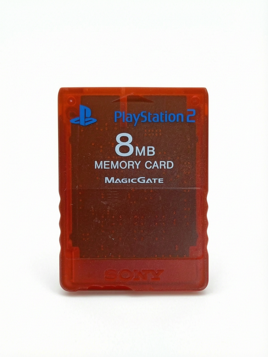 Carte mémoire Rouge Playstation 2 (PS2)
