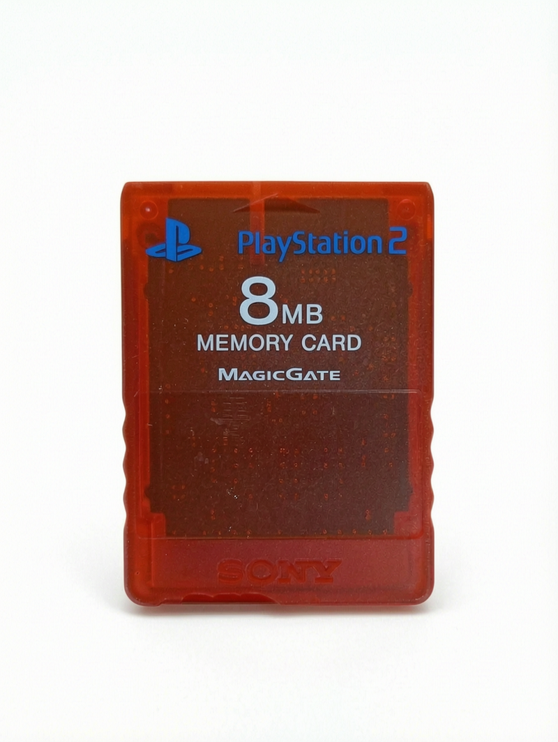 Carte mémoire Rouge Playstation 2 (PS2)