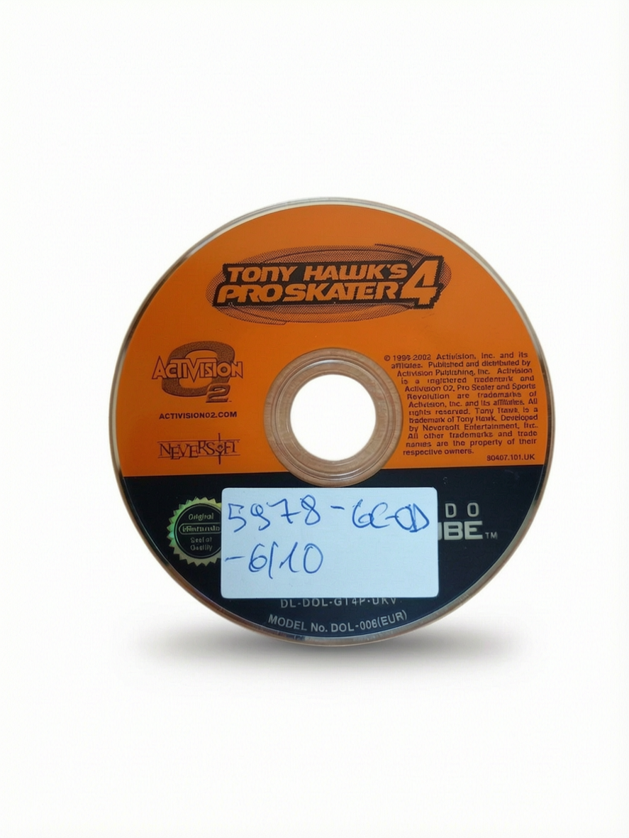 CD Tony Hawk's Pro Skater 4 GameCube
