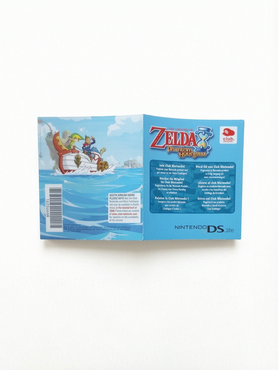 Carte VIP The Legend of Zelda: Phantom Hourglass Nintendo DS Version grattée