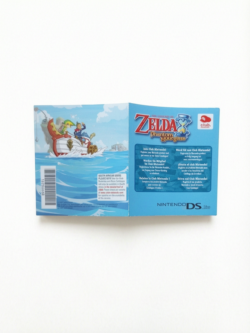 Carte VIP The Legend of Zelda: Phantom Hourglass Nintendo DS Version grattée