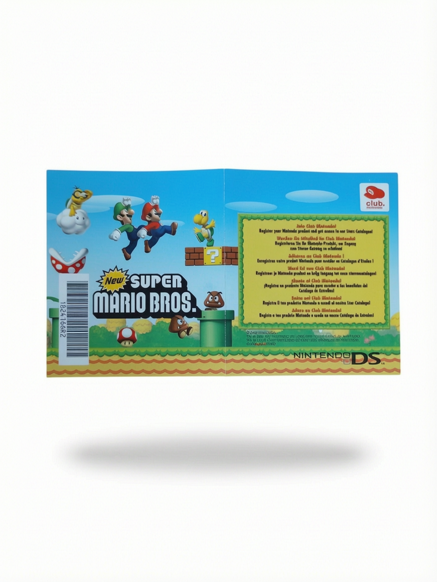 Carte VIP New Super Mario Bros Nintendo DS