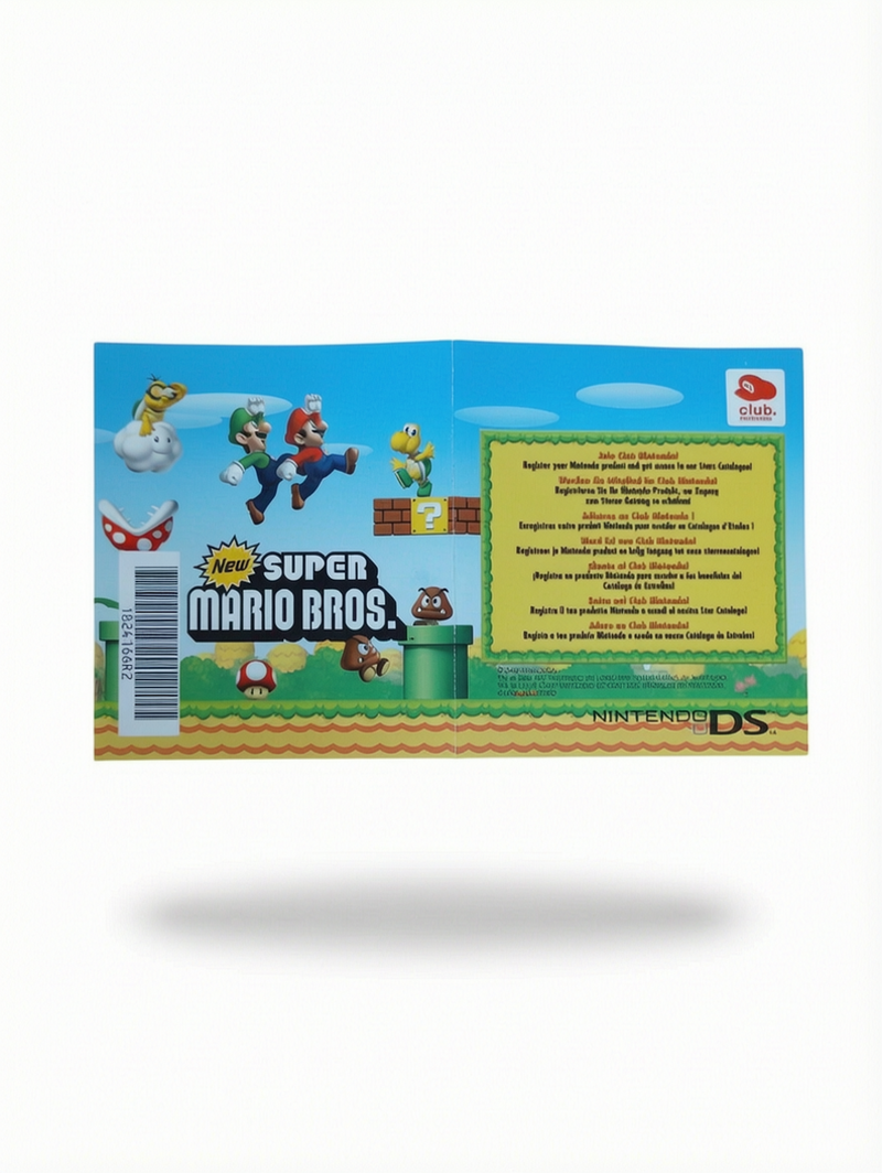 Carte VIP New Super Mario Bros Nintendo DS