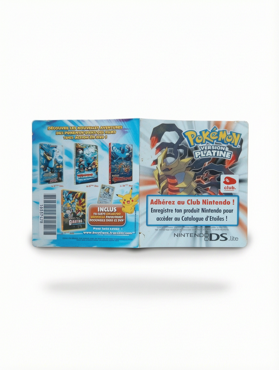 Carte Vip Pokémon Platine Nintendo DS
