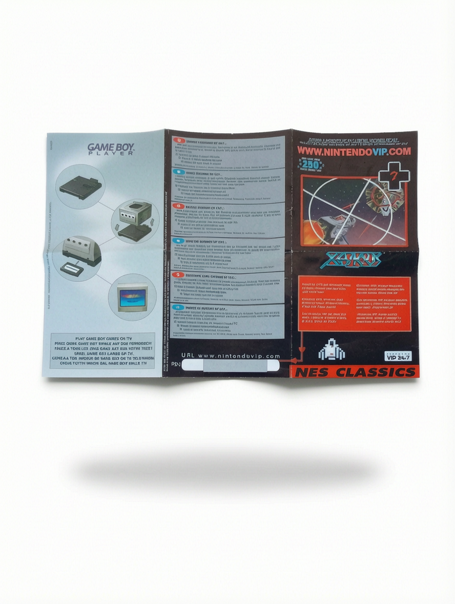 Carte VIP Xevious Game Boy Advance