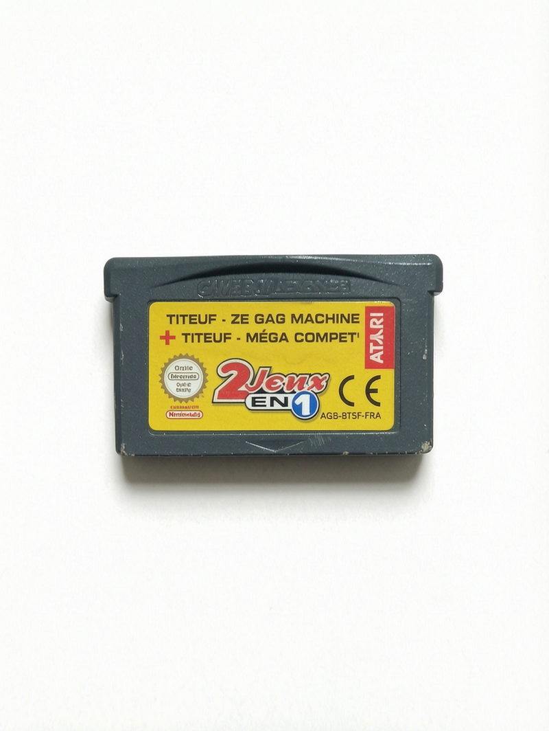Compilation Titeuf 2 jeux en 1 (Titeuf : Ze Gag Machine + Titeuf : Méga Compet') - Game Boy Advance (GBA)