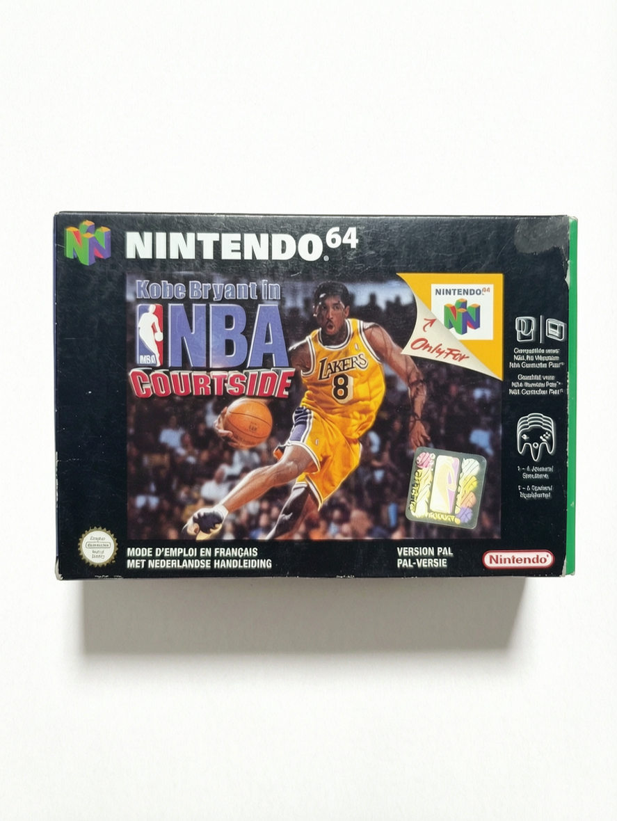 NBA Courtside en boîte Nintendo 64