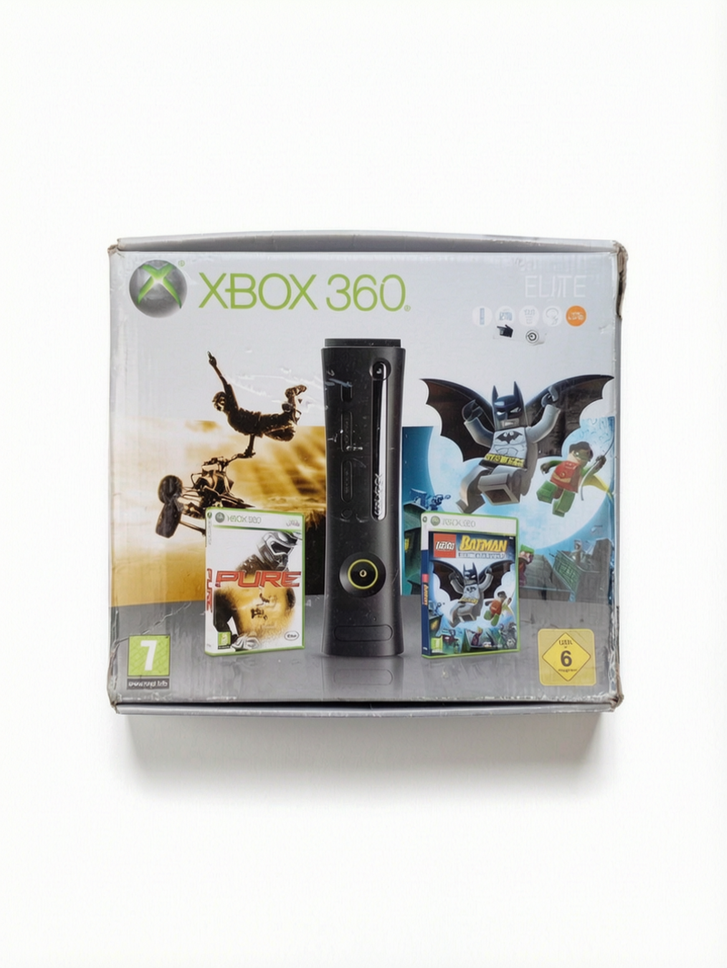 Console Xbox 360 en boîte