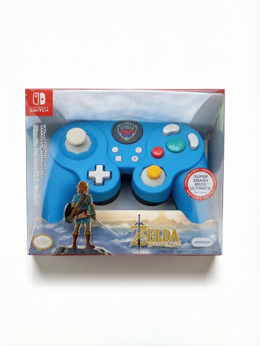 Manette Wired Fight Pad Pro The Legend of Zelda Breath of The Wild Switch