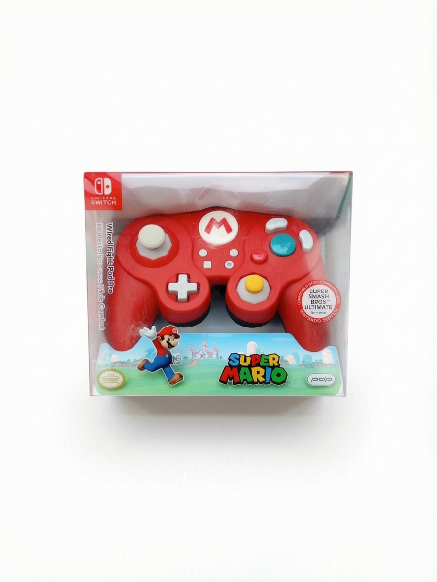 Manette Wired Fight Pad Pro Super Mario Switch