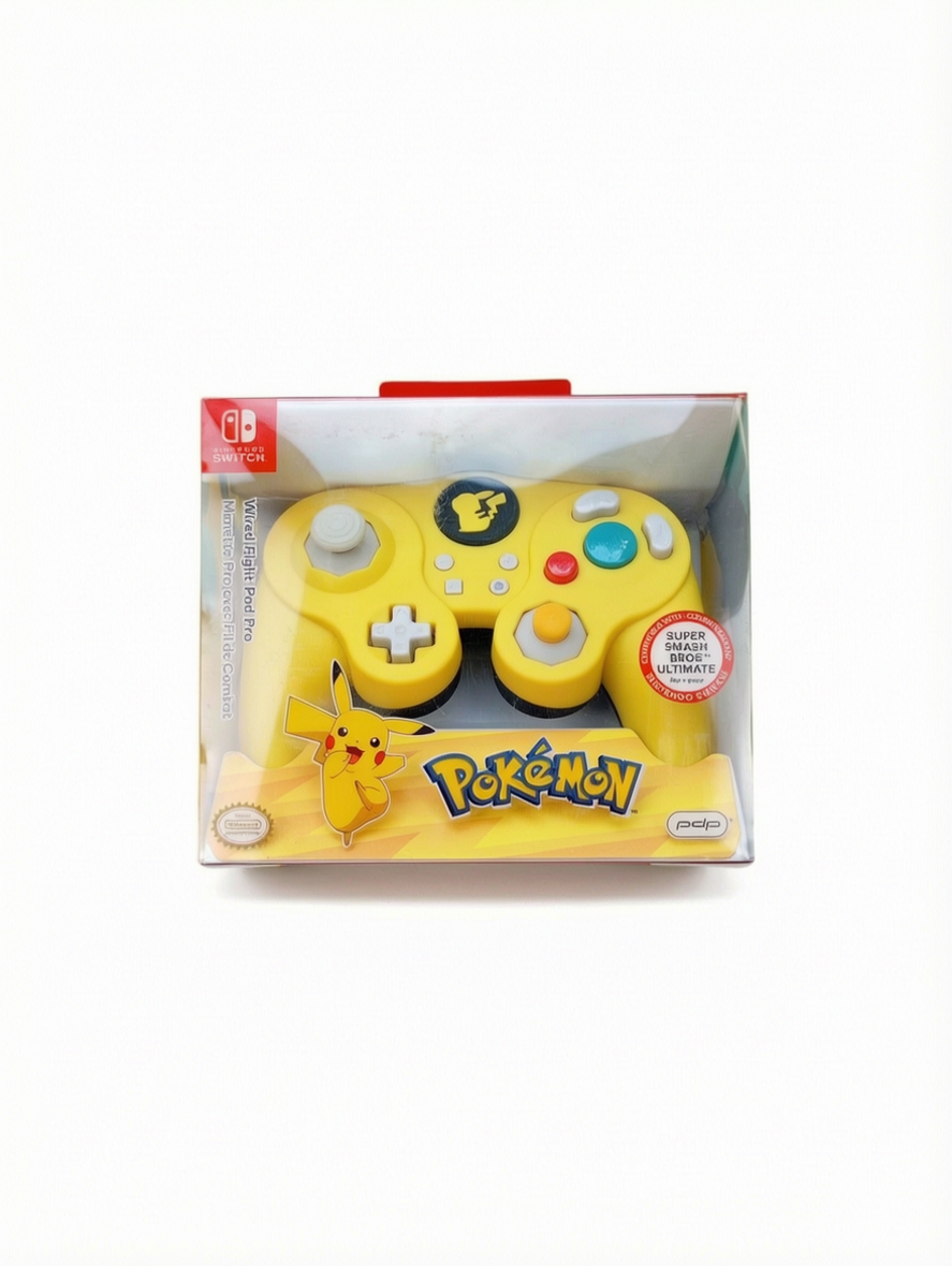 Manette Wired Fight Pad Pro Pokemon Pikachu Switch