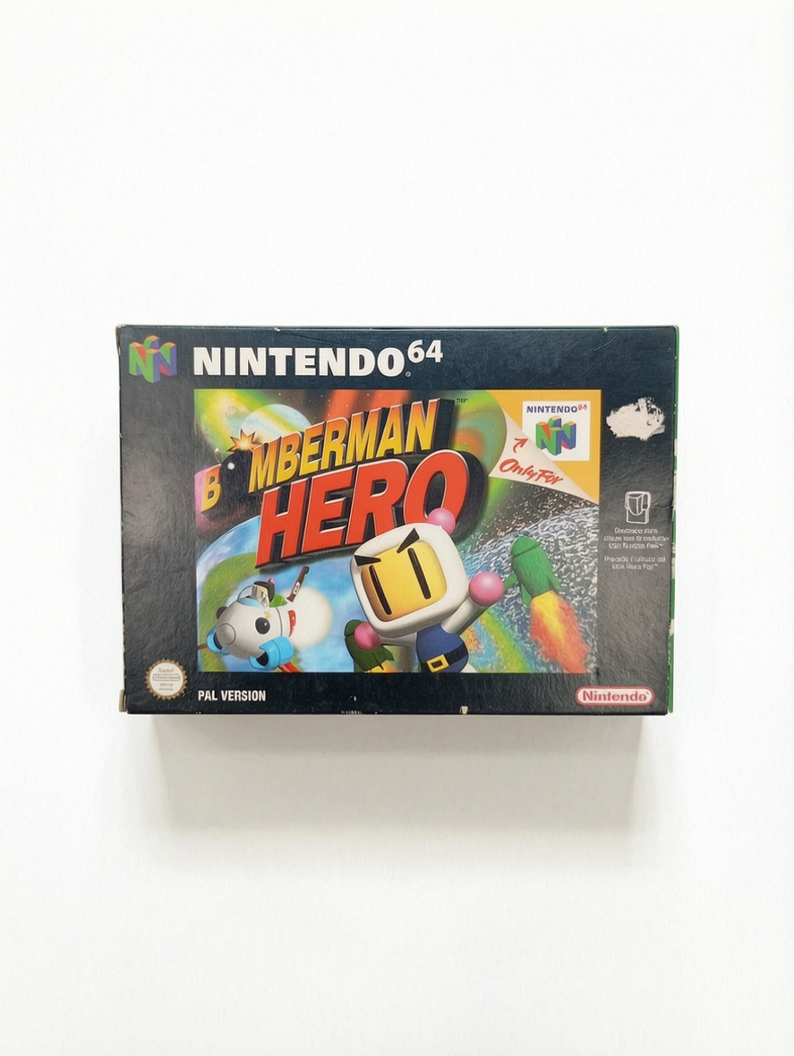 Bomberman Hero Nintendo 64 (N64) en boîte ESP