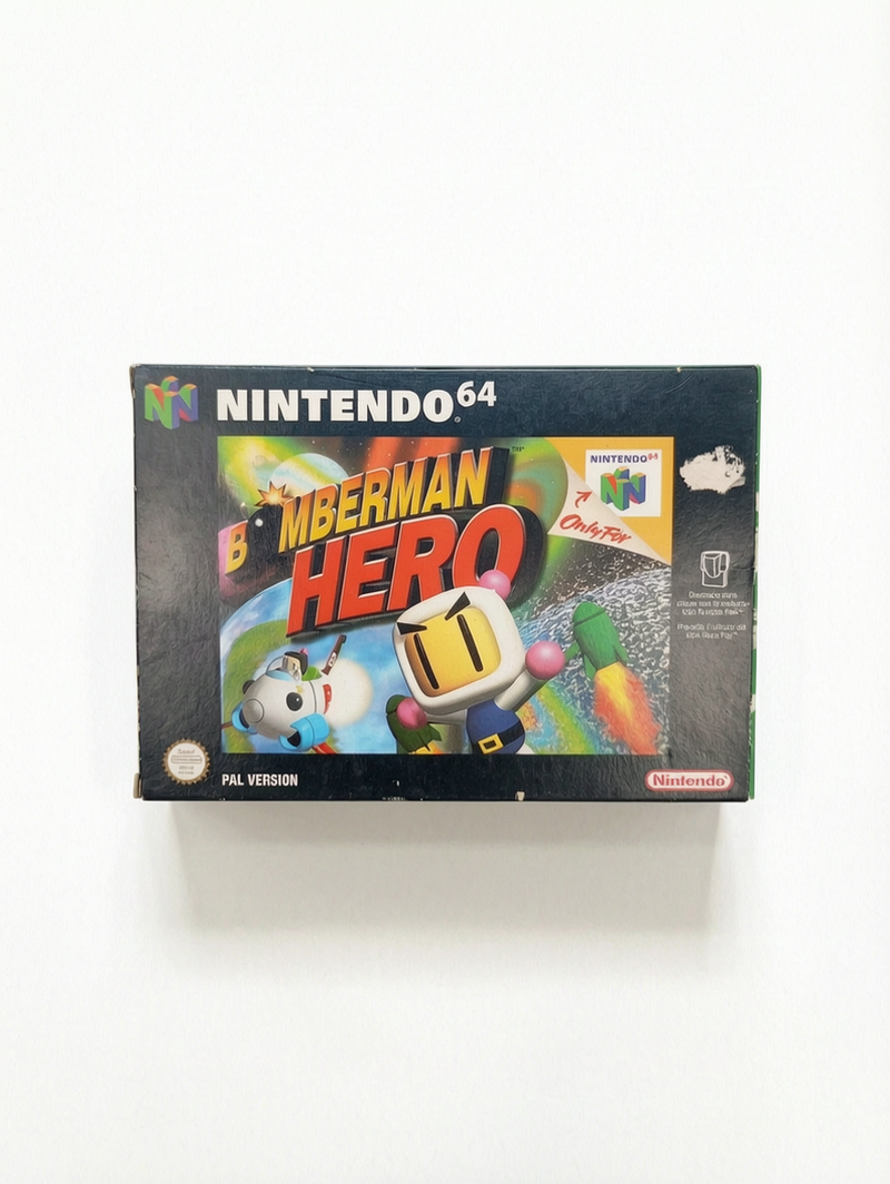 Bomberman Hero Nintendo 64 (N64) en boîte ESP