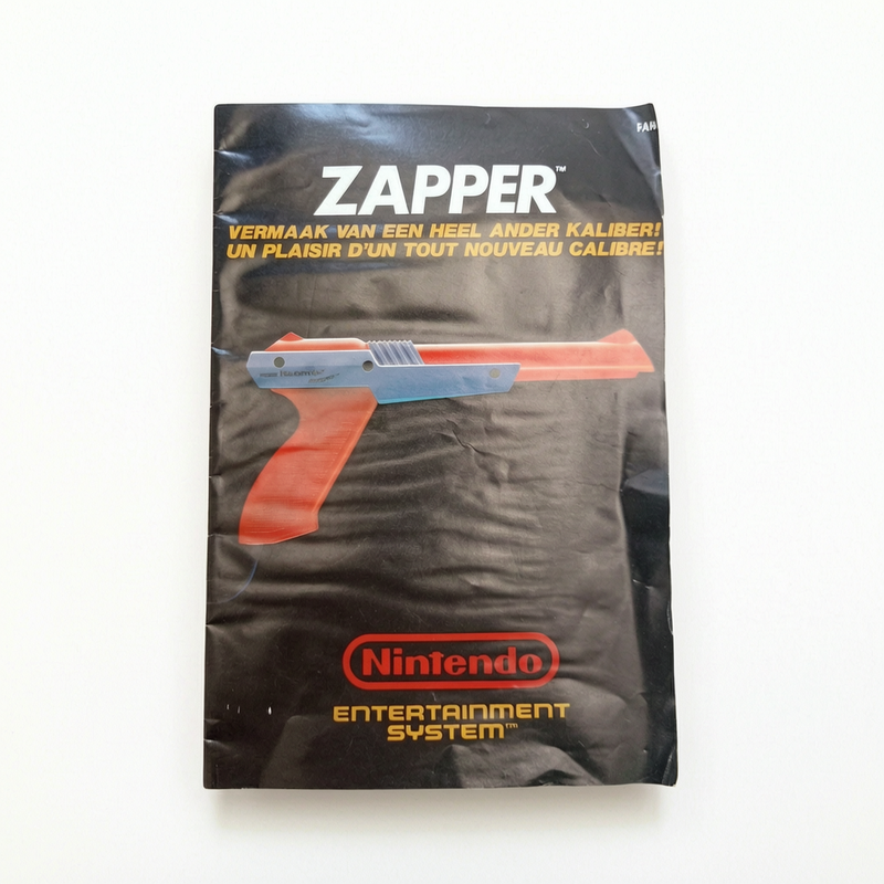 Notice Zapper Nintendo NES