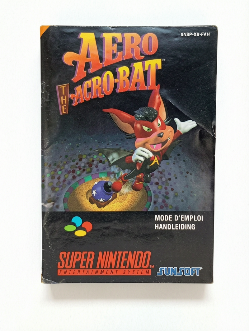 Notice Aero Acro-bat Super Nintendo (SNES)