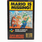 Notice Mario is Missing Super Nintendo (SNES)