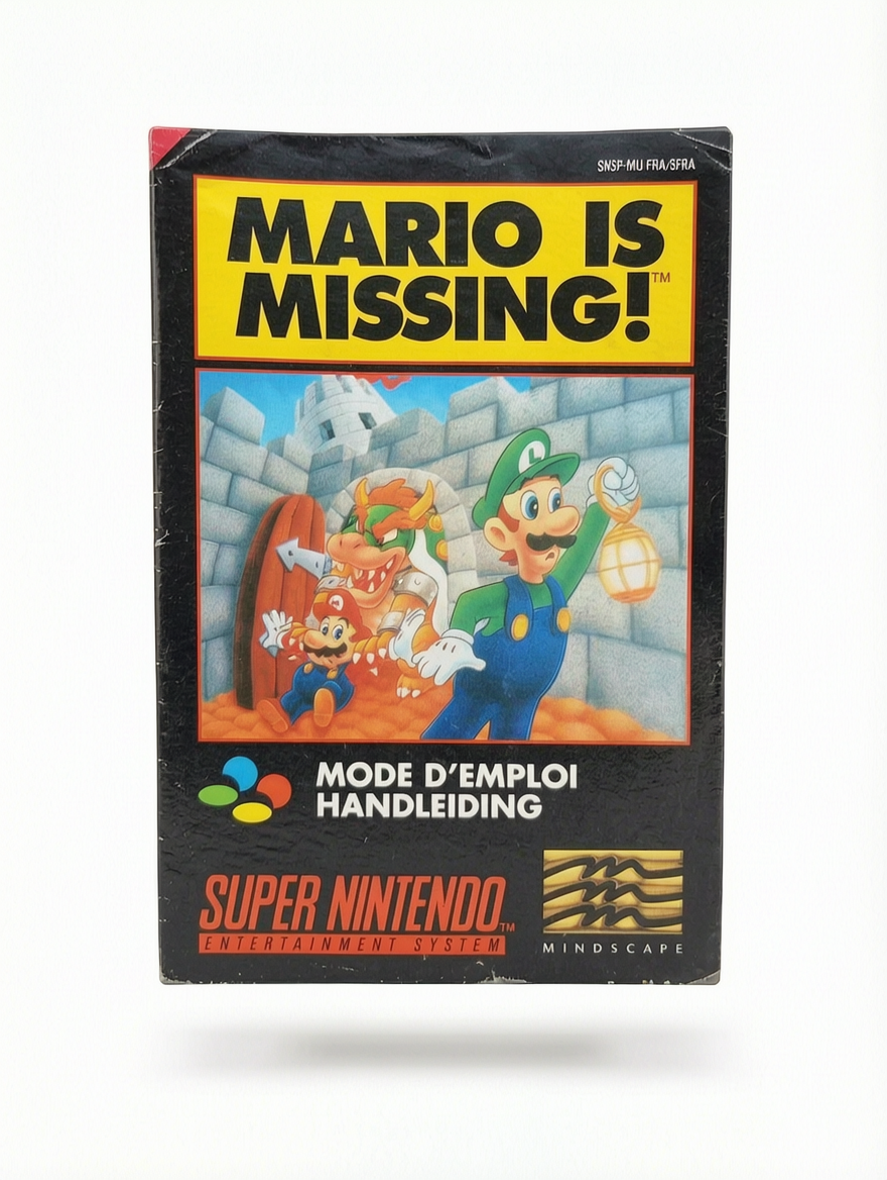 Notice Mario is Missing Super Nintendo (SNES)