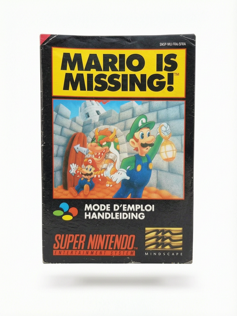 Notice Mario is Missing Super Nintendo (SNES)