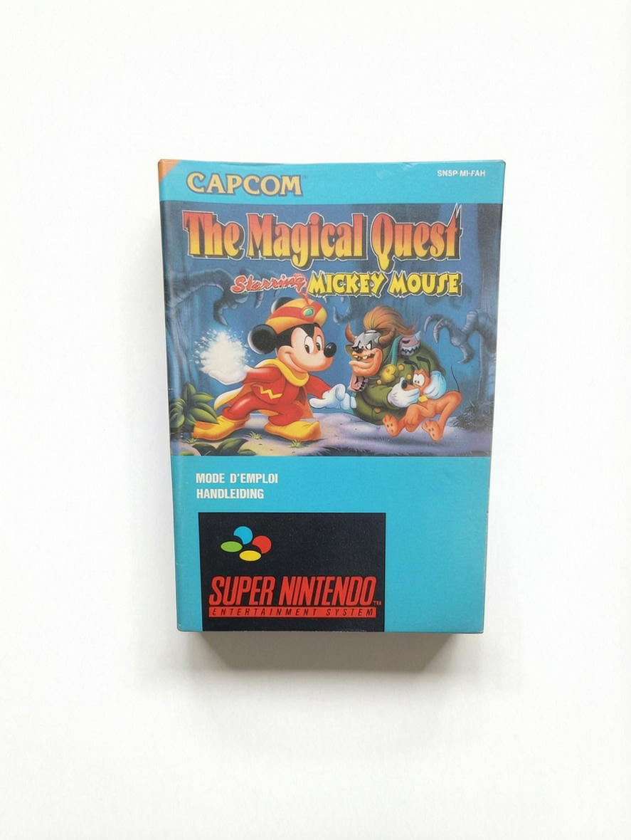 Notice The Magical Quest Mickey Mouse Super Nintendo (SNES)